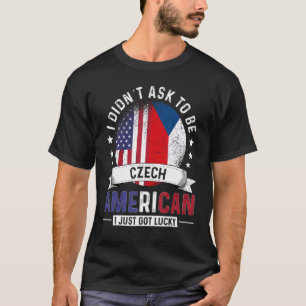 T-shirt Tchèque Pays Américains Drapeaux Pays de Fierté Tc