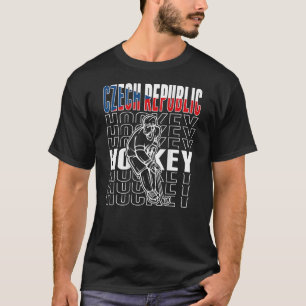 T-shirt Tchéquie Hockey sur glace Fans Tchèque Équipe de h