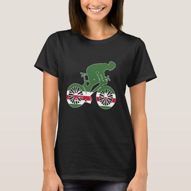 T-shirt Tchétchène Ichkeria Biker Nation Rider Wo (Devant)