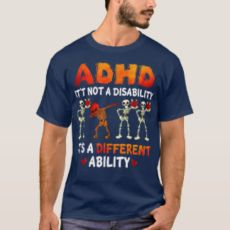 T-shirt TDAH Ce n'est pas un handicap C'est une capacité d