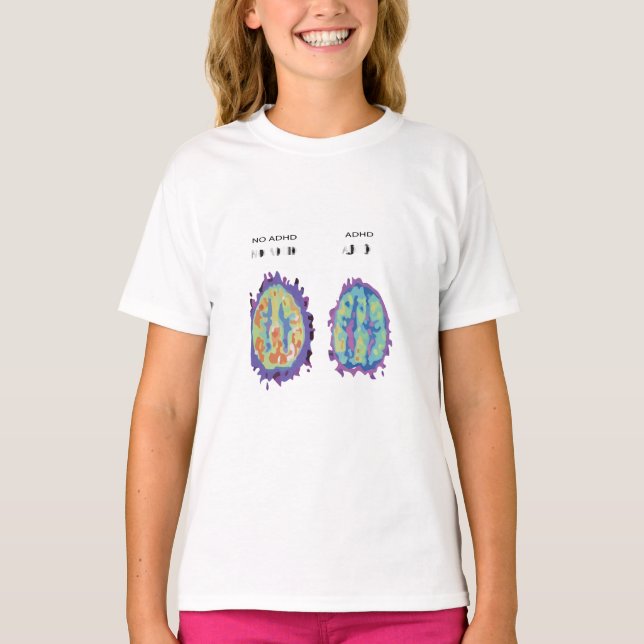 T-shirt TDAH: Mieux vaut être très enthousiaste (Devant)