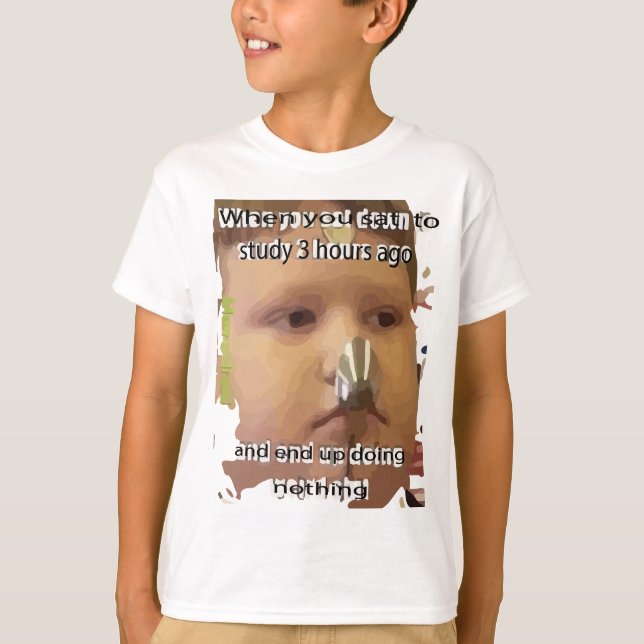 T-shirt TDAH Pour savoir drôle (Devant)