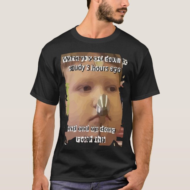 T-shirt TDAH Pour savoir drôle (Devant)