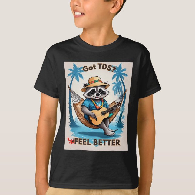 T-shirt Tds Trump - Syndrome De La Dérangation - Drôle sou (Devant)