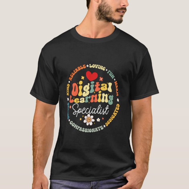 T-shirt Tea de support technique de Digital Learning Speci (Devant)