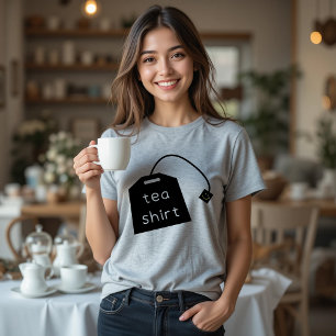 T-shirt Tea Lover Tea vert, Chai, Earl Grey