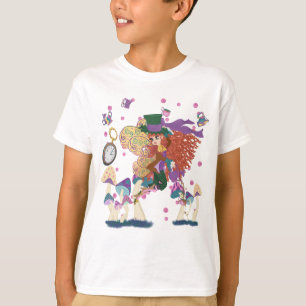 T-shirt Tea Party Fairy, Vintage Watch et champignons