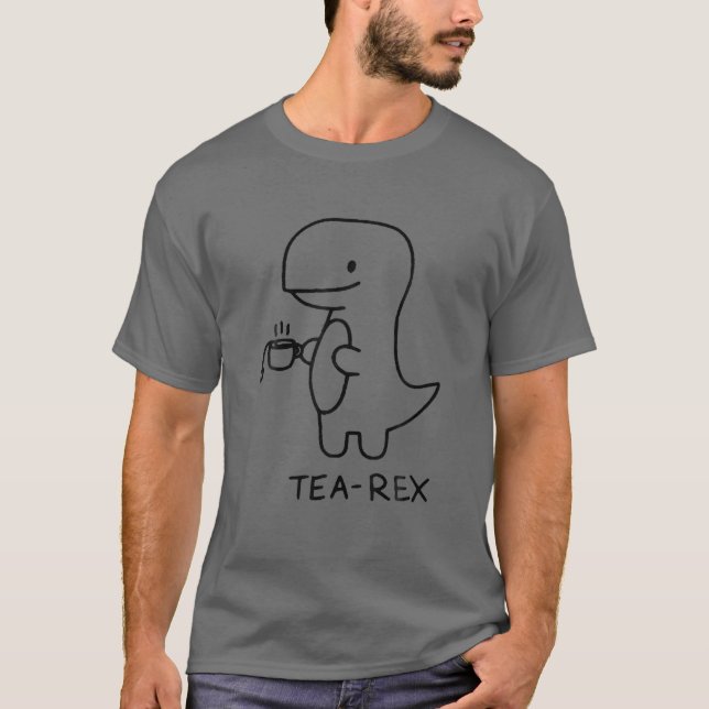 T-shirt Tea Rex Dinosaur Tea Party (Devant)