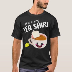 T-shirt Tea Shirt Cute Food amp Boire Puns Drôle Cadeaux p