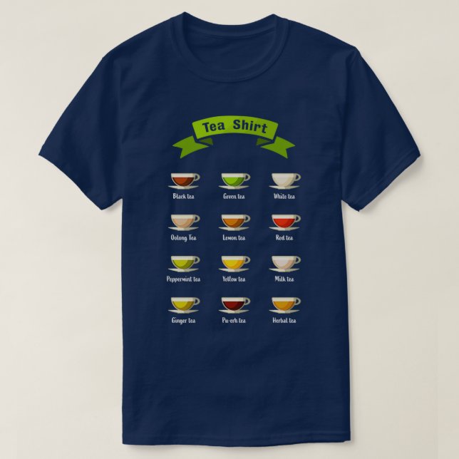 T-shirt Tea Shirt Funny cadeau pour teadrinker et teaparty (Design devant)
