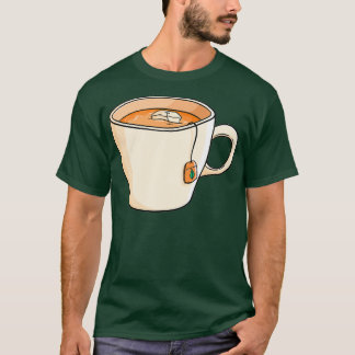 T-shirt Tea Tealeaf Teabag Relax Cadeau Thé chaud