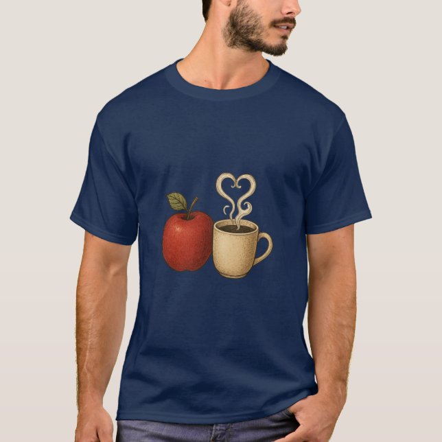 T-shirt Teacher Carburant Funny Teacher Coffee Chemise (Devant)