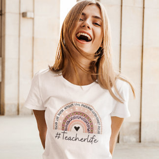 T-shirt Teacher Life Cute Teacher