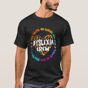 T-shirt Teacher School Support Reading Dyslexia Squad Ther