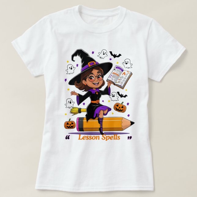 T-shirt Teaching Is a Total Scream – Halloween Teacher Des (Design devant)