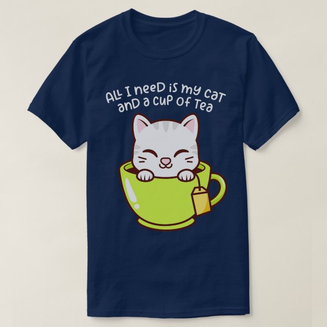 T-shirt Teacup Kitty (Design devant)