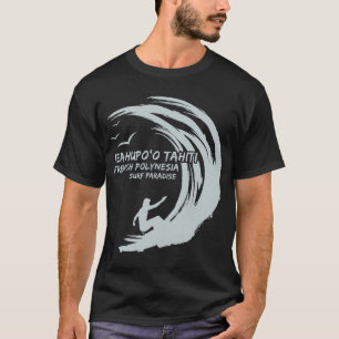 T-shirt Teahupoo-Tahiti-Polynésie-Surf