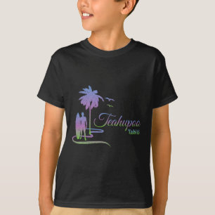 T-shirt Teahupoo Tahiti Surfing Polynésie française 