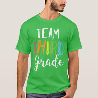 T-shirt Team 3rd Third Grade Teacher Back To School Top