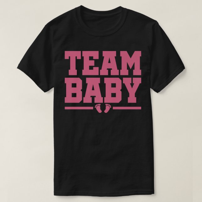 T-shirt Team Baby New Baby Pregnancy Announcement 736 (Design devant)