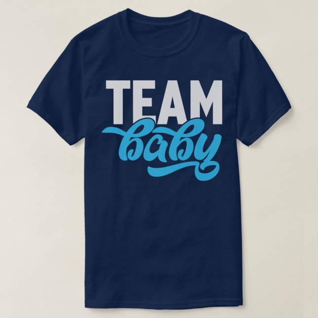 T-shirt Team Baby New Baby Pregnancy Announcement  739 (Design devant)
