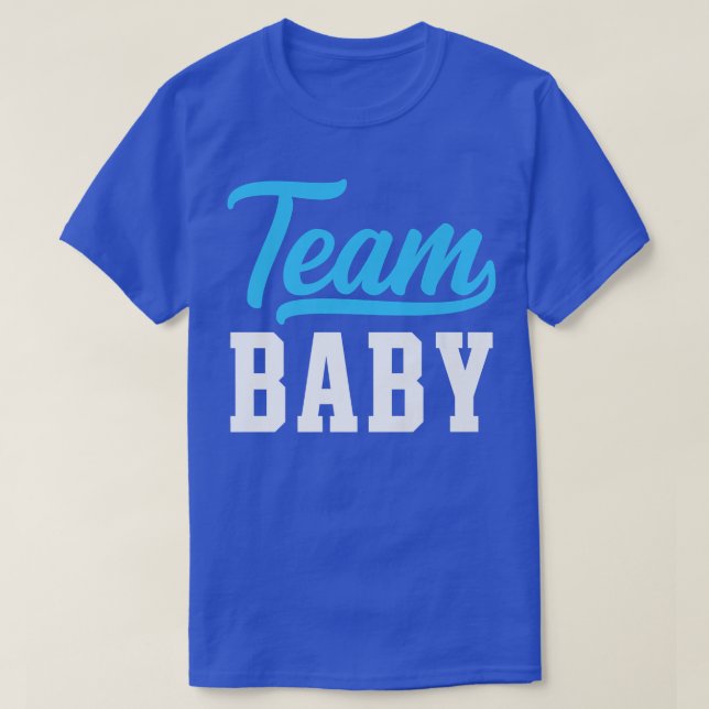 T-shirt Team Baby New Baby Pregnancy Faire-part 742 (Design devant)