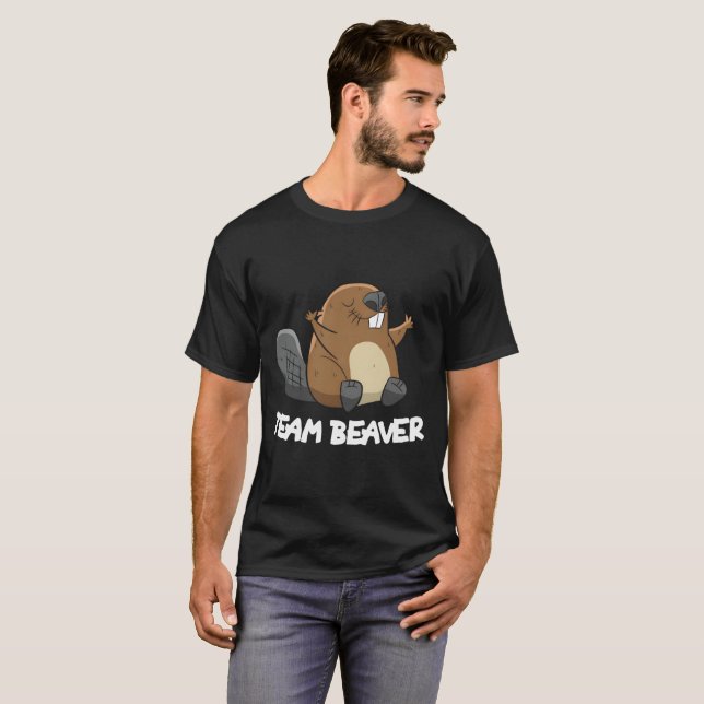 T-shirt Team Beaver Beaver (Devant entier)
