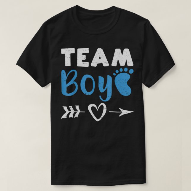 T-shirt Team Boy  Baby Shower  (Design devant)