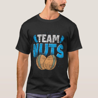 T-shirt Team Boy Baby shower Team Nuts Futurs Parents Gend
