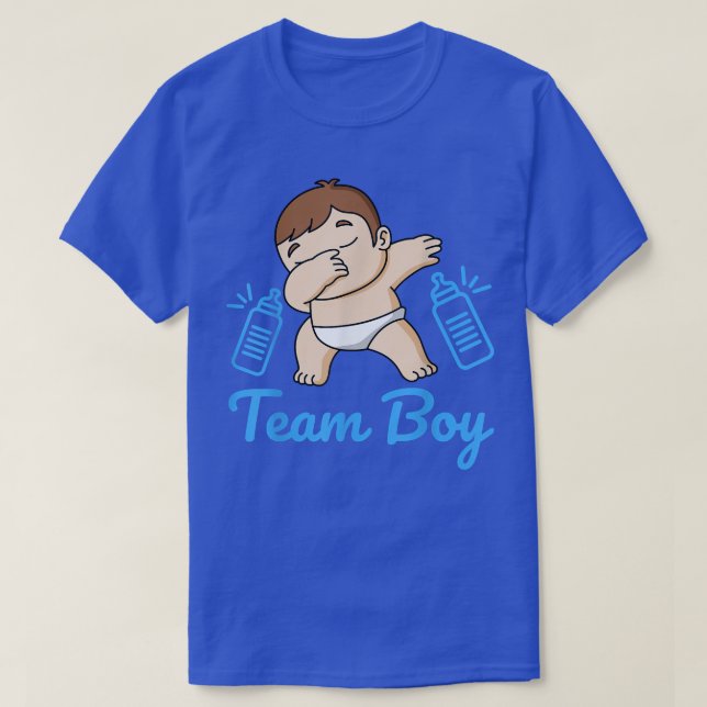 T-shirt Team Boy Gender Reveal 671 (Design devant)