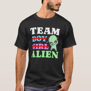 T-shirt Team Boy Girl Alien OVNI Genre Neutre Genre Rev
