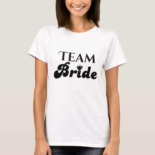T-shirt Team Bride (Devant)