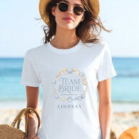 Team Bride ! Élégante mariée côtière plage Coquill