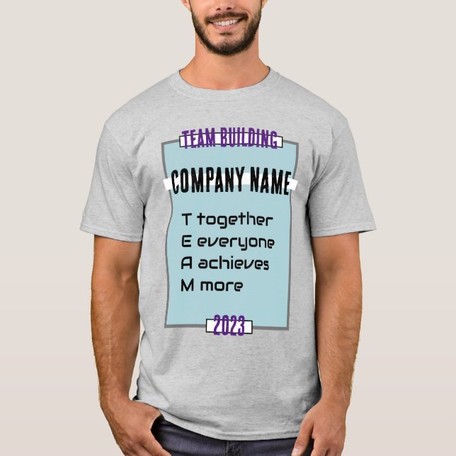 T-shirt "Team Building Champions" (Devant)