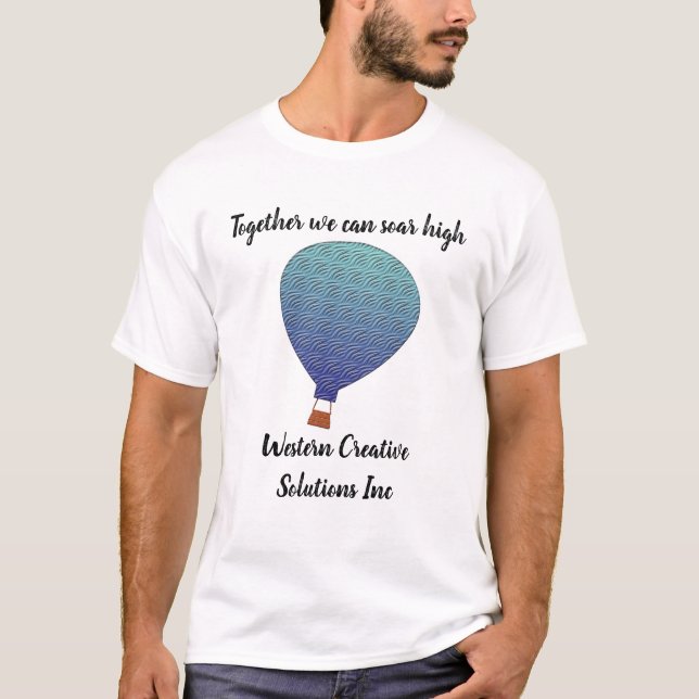 T-shirt Team Building Hot Air Balloon Motivation Business (Devant)