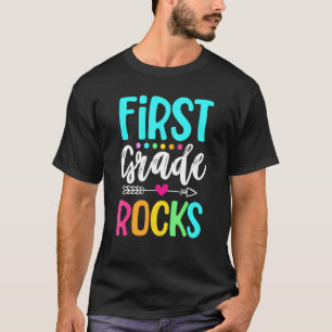 T-shirt Team First Grade Hello 1st Grade Rocks Back To Sch