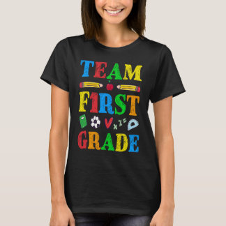 T-shirt Team First Grade  Kids 1st Grade Class Back to Sch