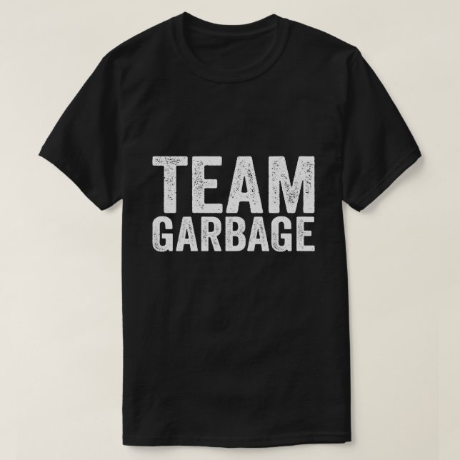 T-shirt Team Garbage For Trump Tee Trump supporters 2024 (Design devant)