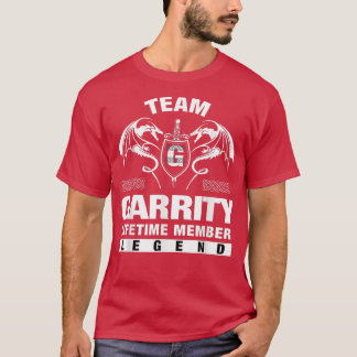 T-shirt Team GARRITY Cadeaux Membres à vie 