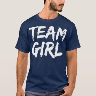 T-shirt Team Girl Baby shower Sexe Reveal Party