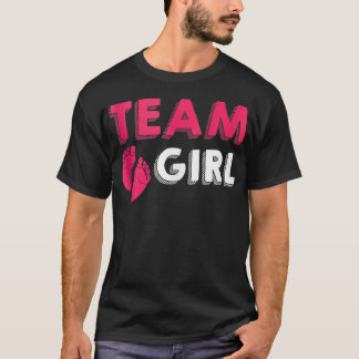 T-shirt Team Girl Genre Reveillez Baby shower de naissance