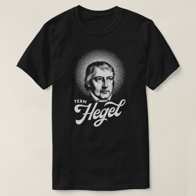 T-shirt Team Hegel Philosophie Retro Design (Design devant)