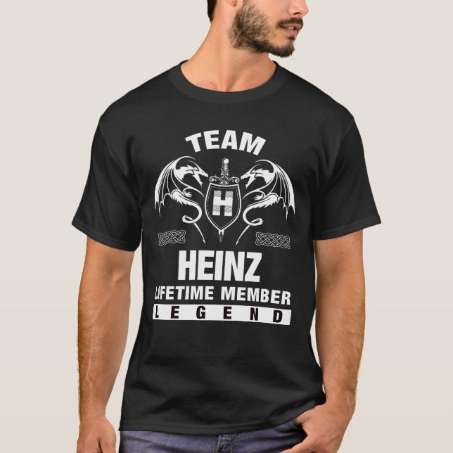 T-shirt Team HEINZ - Membre à vie (Devant)