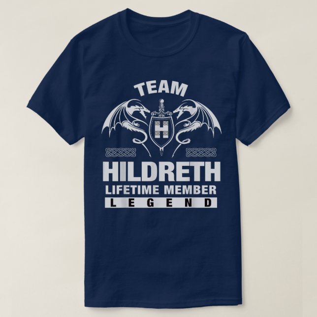 T-shirt Team HILDRETH Lifetime Member Gifts  (Design devant)