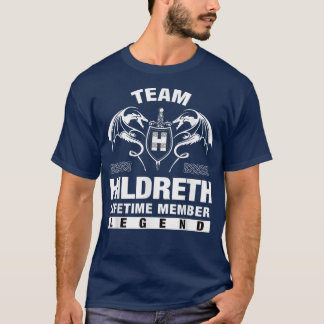 T-shirt Team HILDRETH Lifetime Member Gifts 