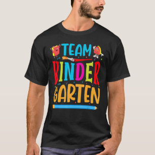 T-shirt Team Kinder Garten Bonjour Premier Jour De L'École