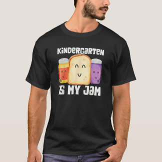T-shirt Team Kindergarten Is My Jam Teacher Student Cute
