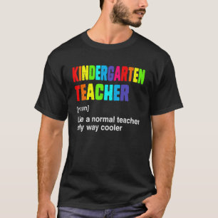 T-shirt Team Kindergarten Teacher Cute Définition Hello Ki