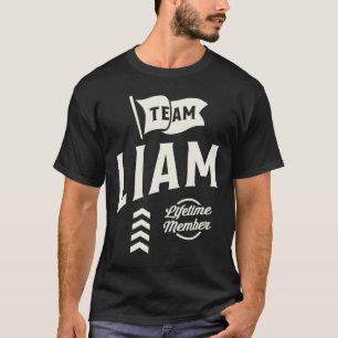 T-shirt Team Liam Membre à vie Nom personnalisé Liam
