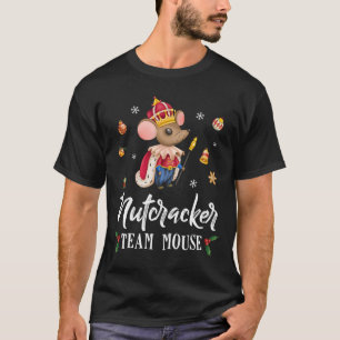 T-shirt Team Mouse Nutcracker Noël Danse Amusante Soldat